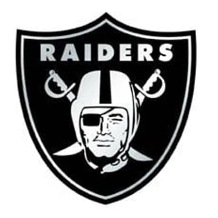 Cisco Independent Oakland Raiders Auto Emblem - Silver 8162012222